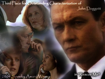 Third Place: John Doggett Characterization